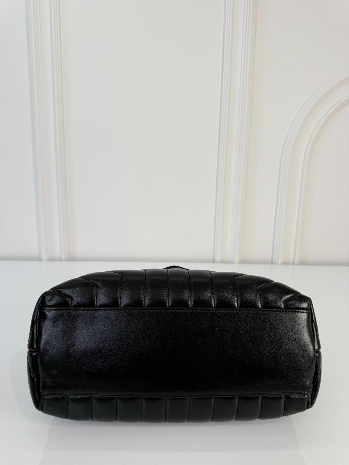 Saint Laurent LouLou Large Black Quilted Shoulder Bag