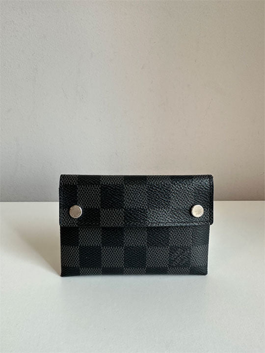 Louis Vuitton Damier Graphite Alpha Double Pouches
