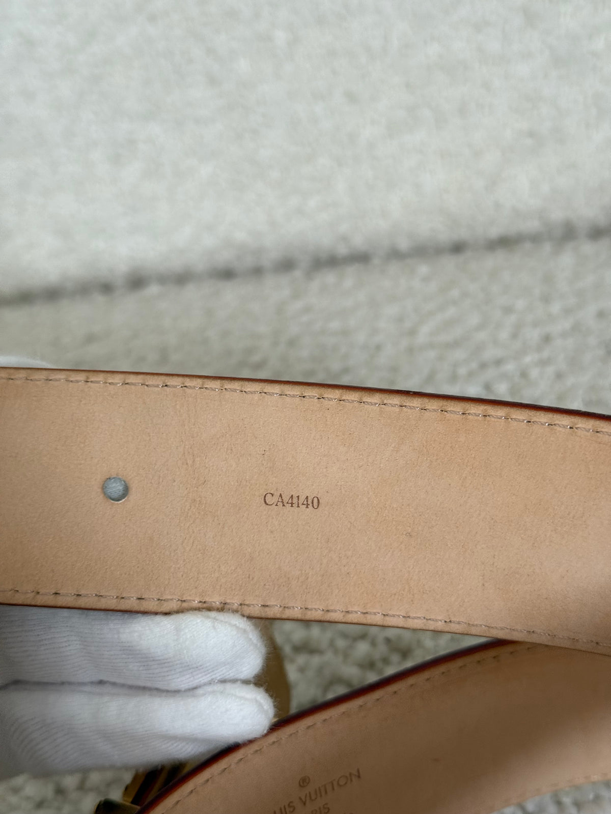 Louis Vuitton Rare Monogram Multicolor Studded LV Initiales Belt 90 36