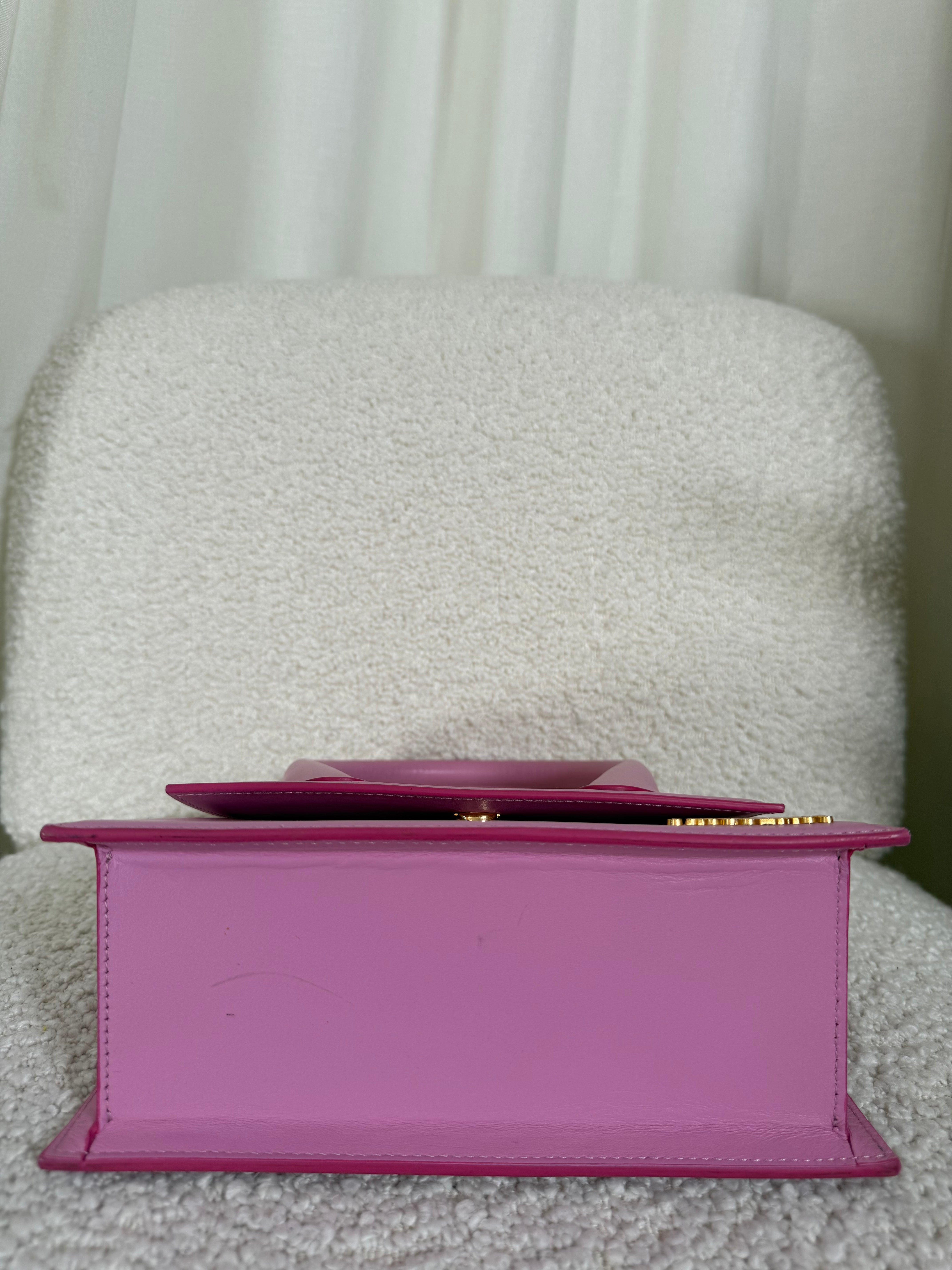 Jacquemus Le Grand Chiquito Light Pink Leather Handbag