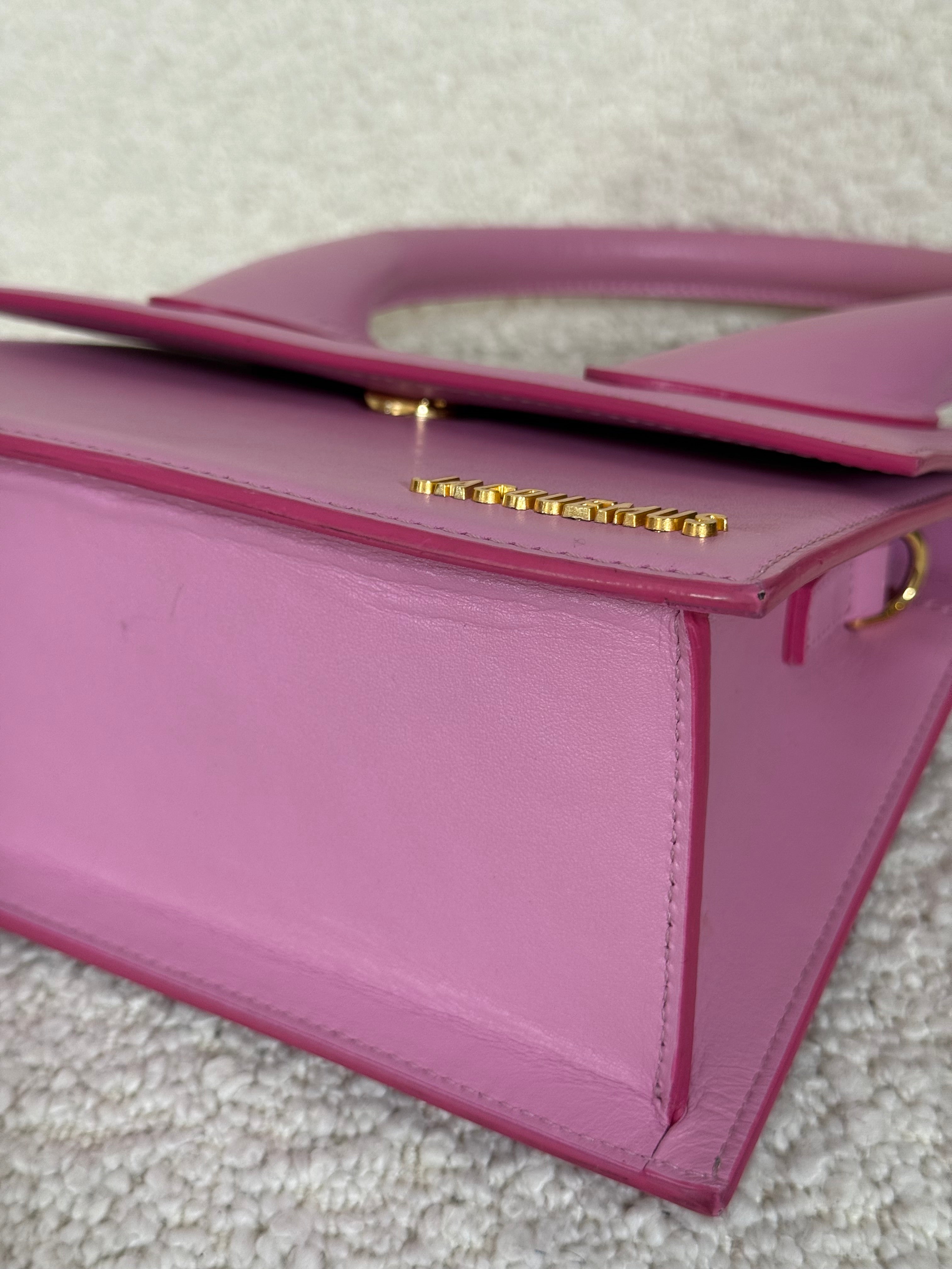 Jacquemus Le Grand Chiquito Light Pink Leather Handbag