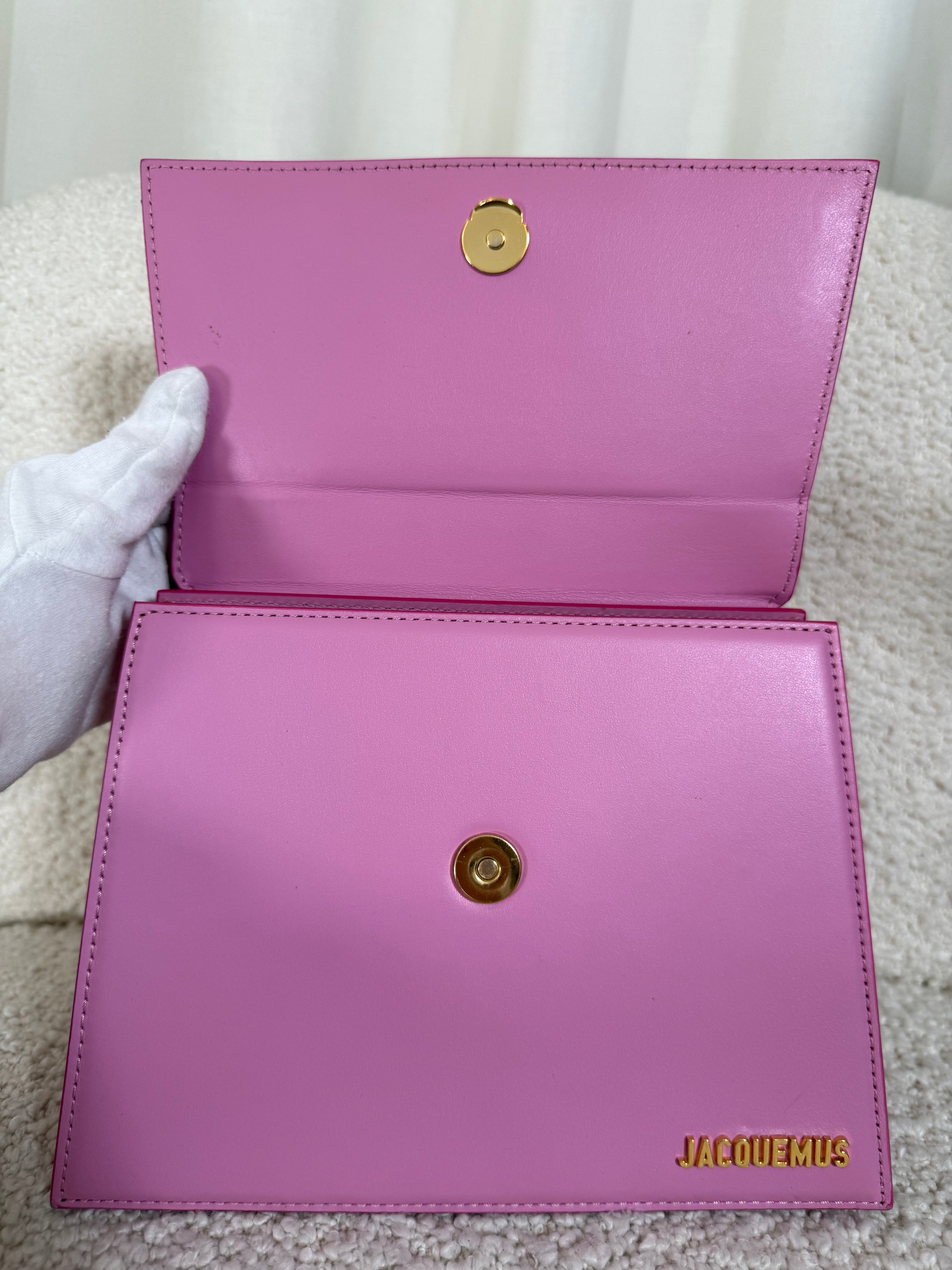 Jacquemus Le Grand Chiquito Light Pink Leather Handbag