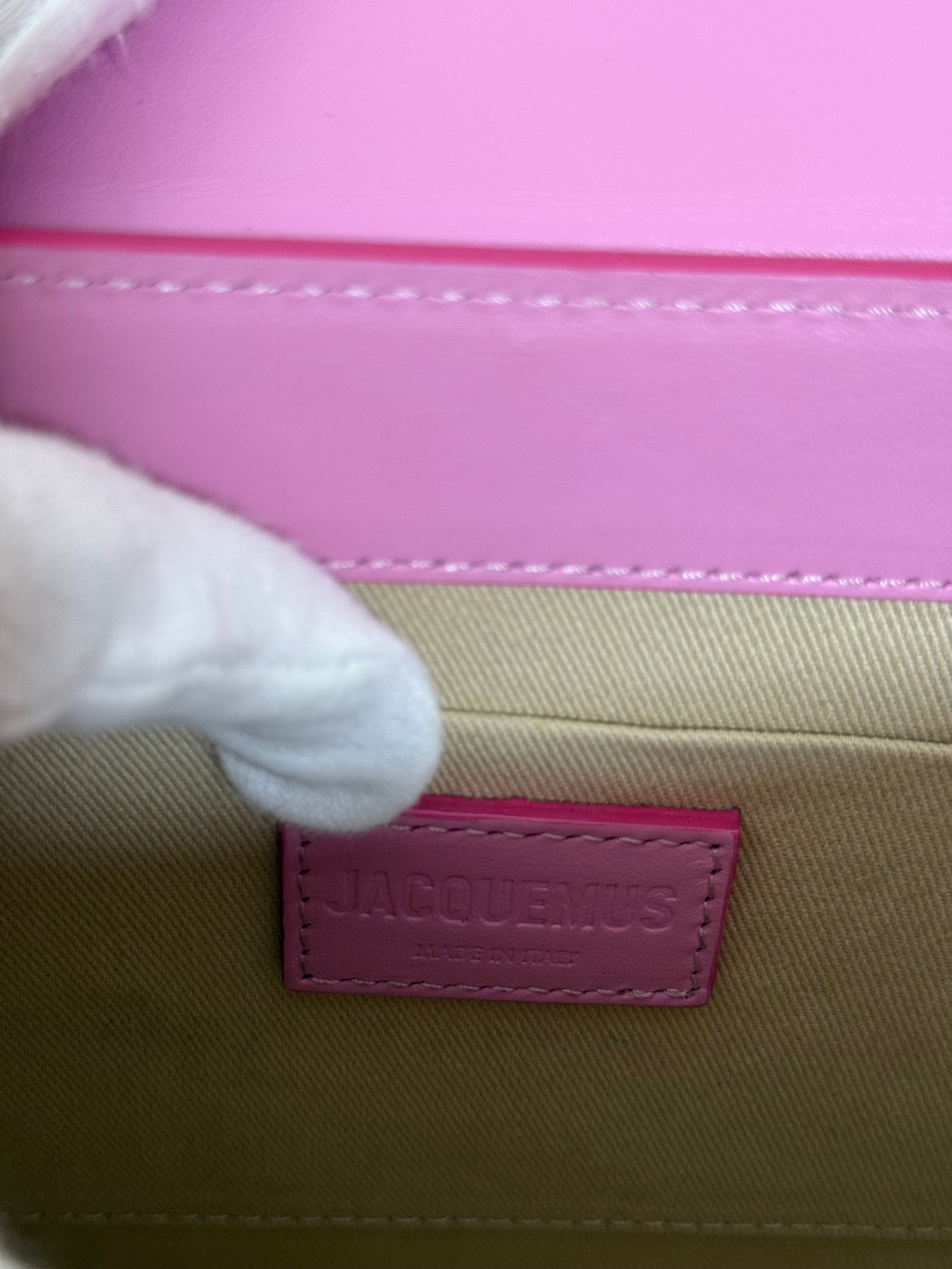 Jacquemus Le Grand Chiquito Light Pink Leather Handbag