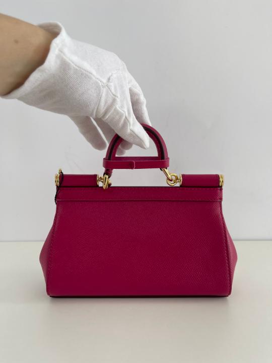 Dolce & Gabbana Miss Sicily Small Pink Crossbody Bag