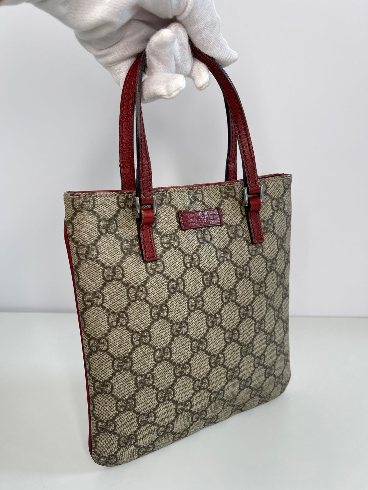 Gucci GG Supreme Mini Vertical Tote