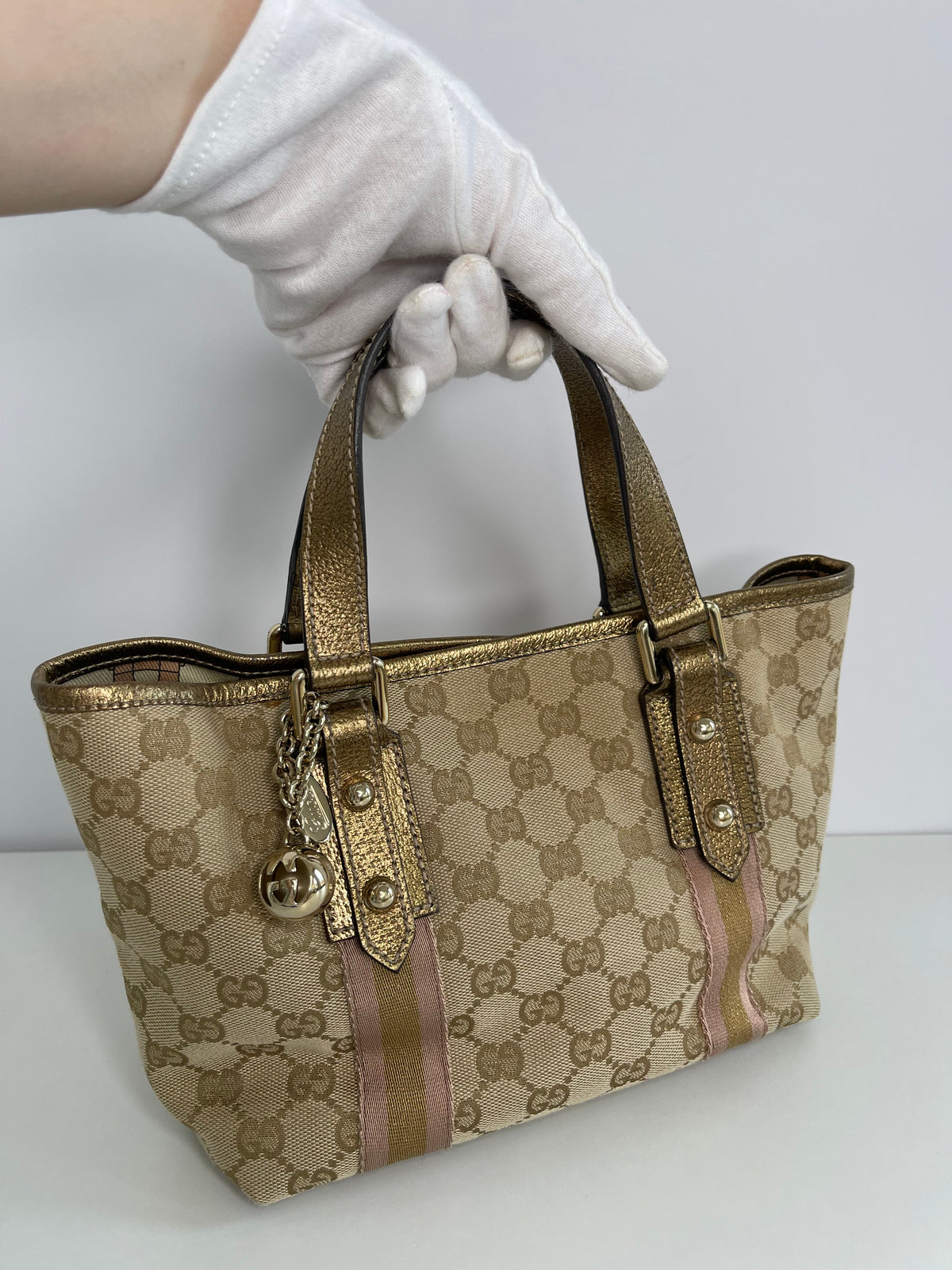 Gucci GG Canvas Jolicoeur Hand Bag