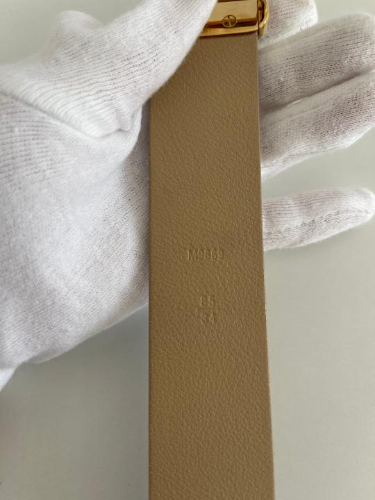 Louis Vuitton Ecrin Calfskin Belt 85 34