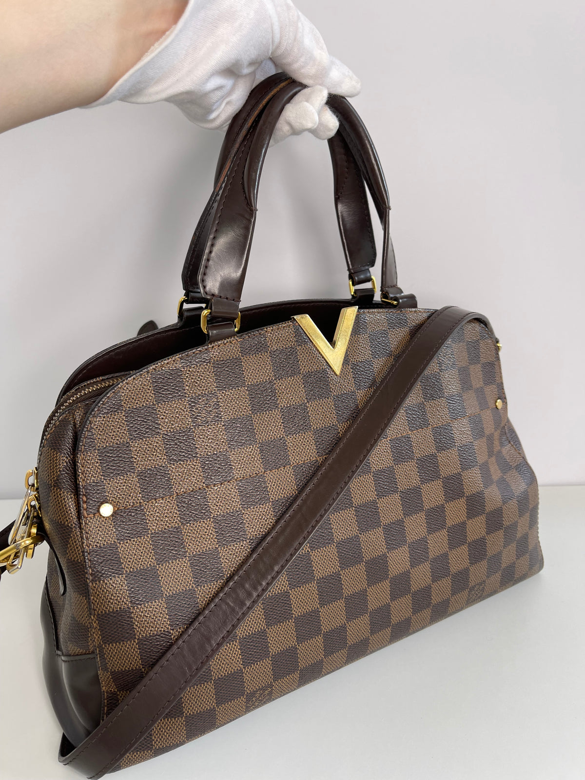 Louis Vuitton Kensington Bowling Damier Ebene Canvas