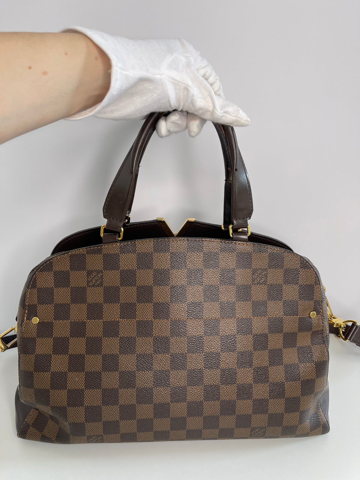 Louis Vuitton Kensington Bowling Damier Ebene Canvas