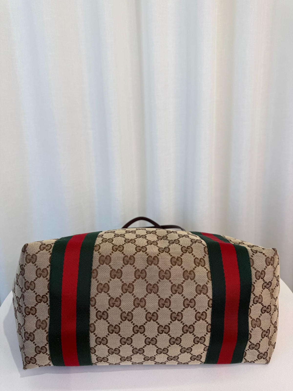 Gucci Beige/Ebony GG Canvas Jolie Tote Bag