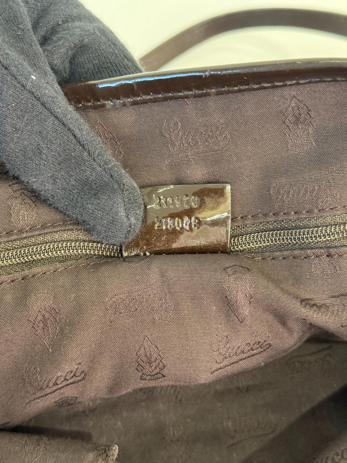 Gucci Beige/Ebony GG Canvas Jolie Tote Bag