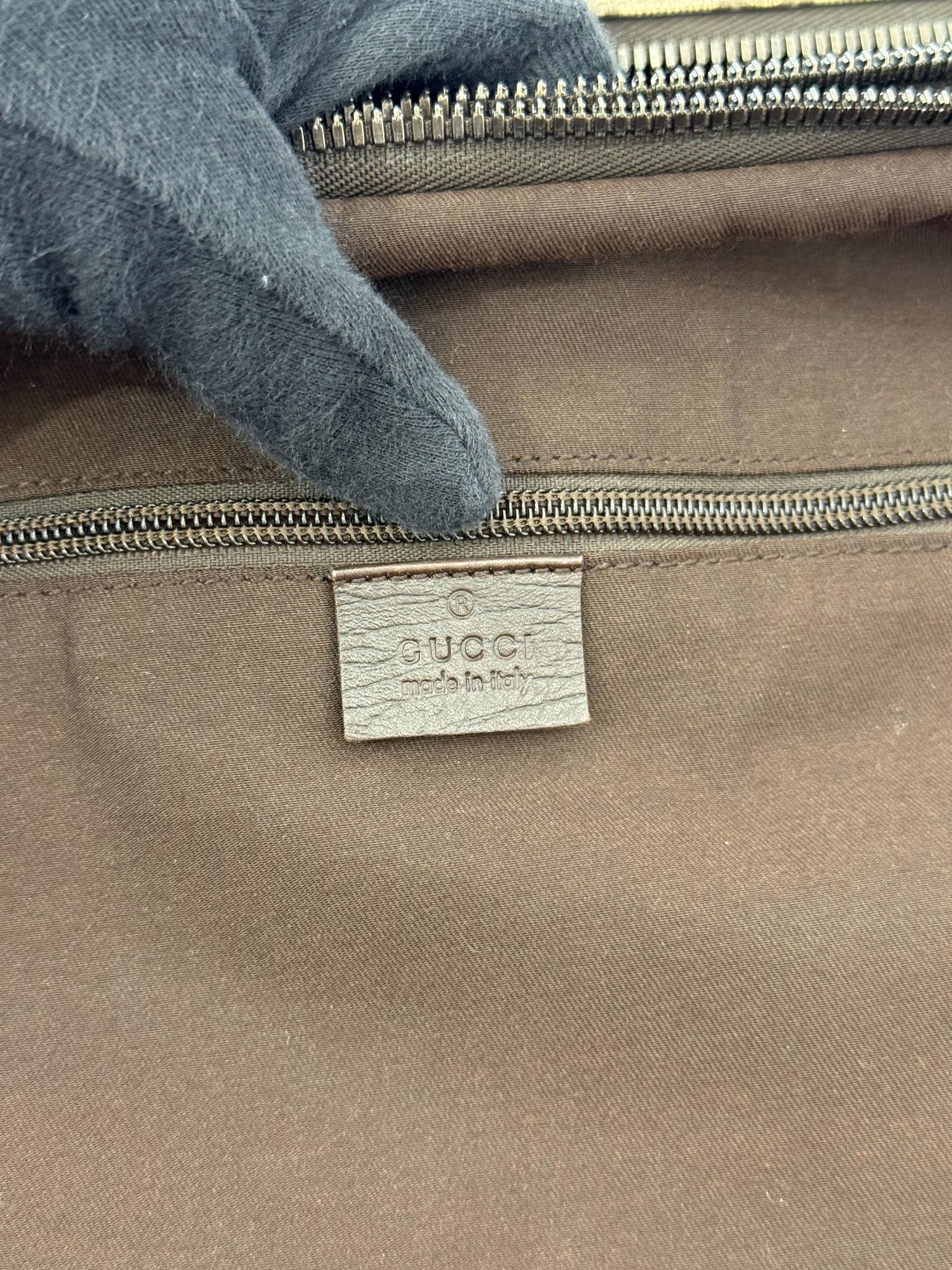 Gucci GG Supreme Canvas Travel Duffle Bag