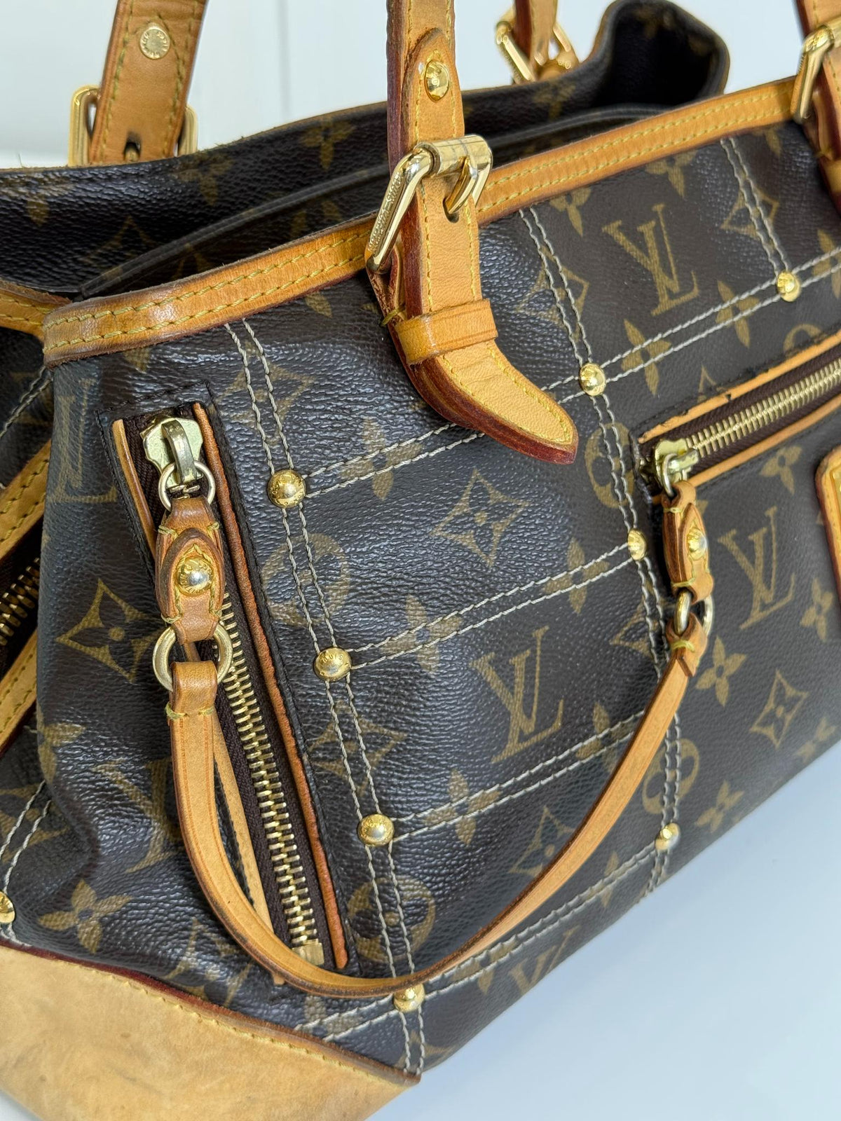 Louis Vuitton Limited Edition Riveting Monogram Canvas