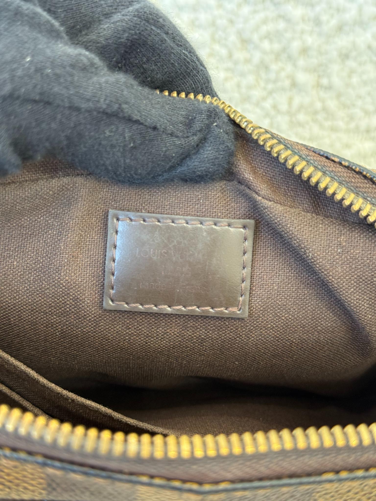 Louis Vuitton Macau Pochette Damier Ebene Canvas