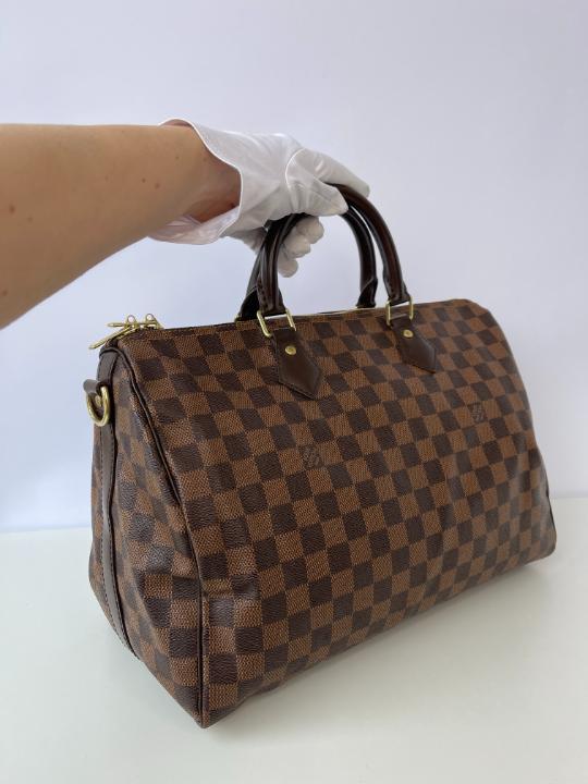 Louis Vuitton Speedy Bandoulière 35 Damier Ebene Canvas