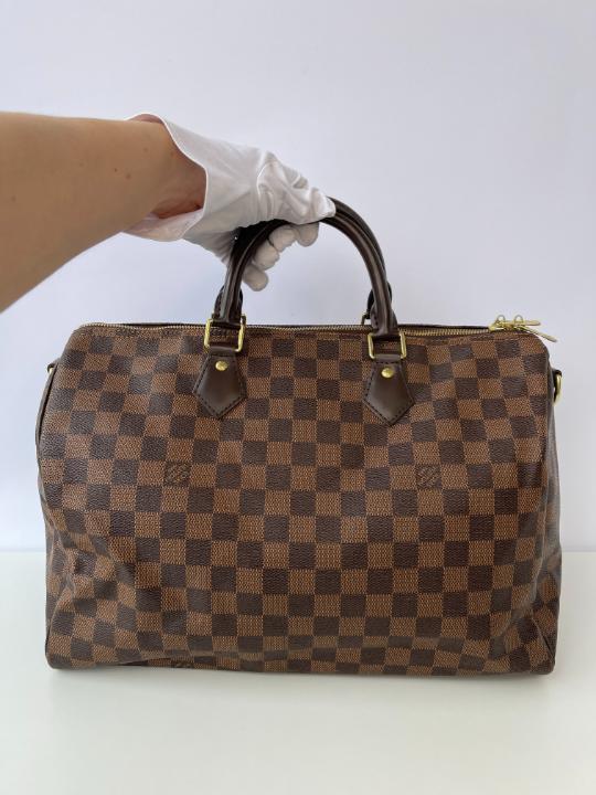 Louis Vuitton Speedy Bandoulière 35 Damier Ebene Canvas