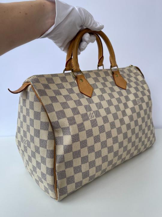 Louis Vuitton Speedy 35 Damier Azur Canvas