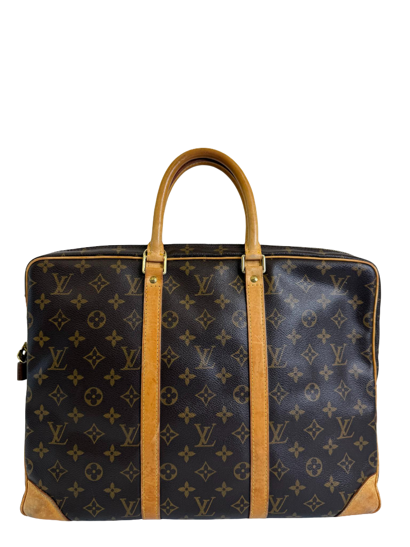 Louis Vuitton Porte-Documents Voyage Monogram Canvas Briefcase