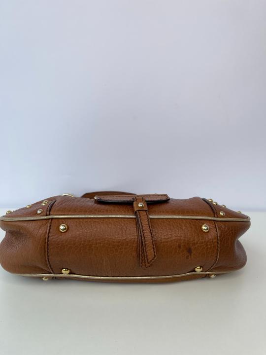 Dolce & Gabbana One Shoulder Bag Brown Leather