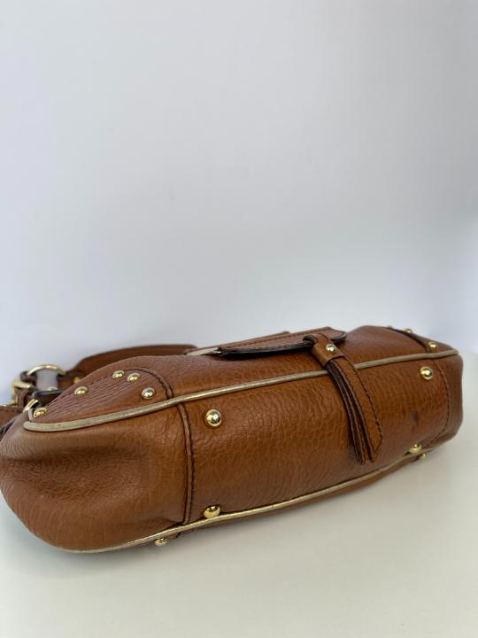 Dolce & Gabbana One Shoulder Bag Brown Leather