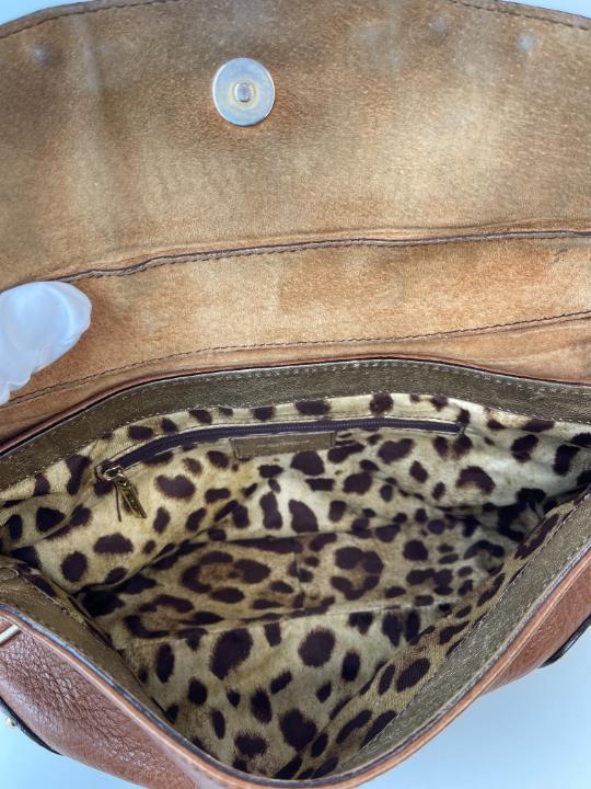 Dolce & Gabbana One Shoulder Bag Brown Leather
