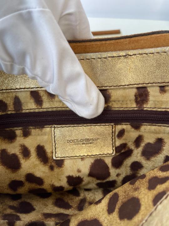 Dolce & Gabbana One Shoulder Bag Brown Leather