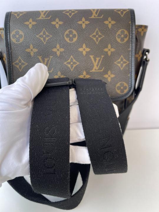 Louis Vuitton Monogram Macassar Canvas Bass PM Bag