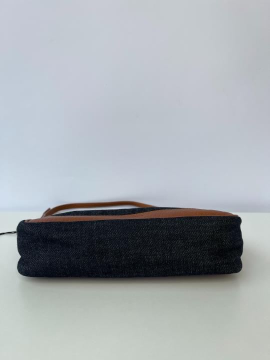 Dolce Gabbana Blue Denim Pochette