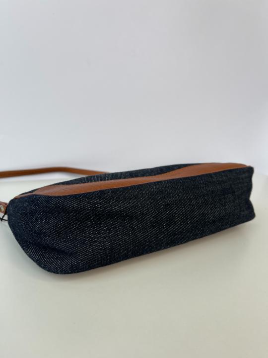 Dolce Gabbana Blue Denim Pochette