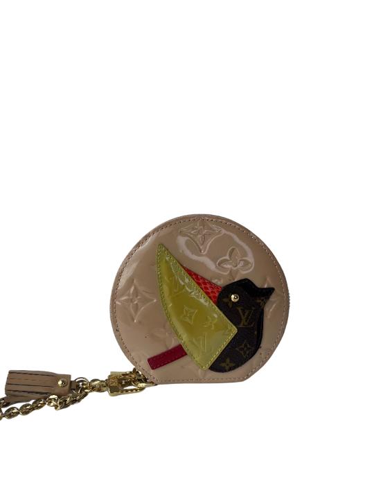 Louis Vuitton Limited Edition Vernis Chapeau Coin Purse Rose Florentin