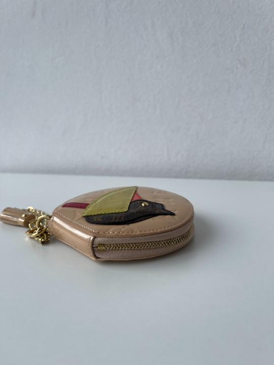 Louis Vuitton Limited Edition Vernis Chapeau Coin Purse Rose Florentin