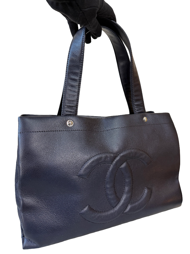 Chanel Ultimate Executive Large Navy Caviar Tote