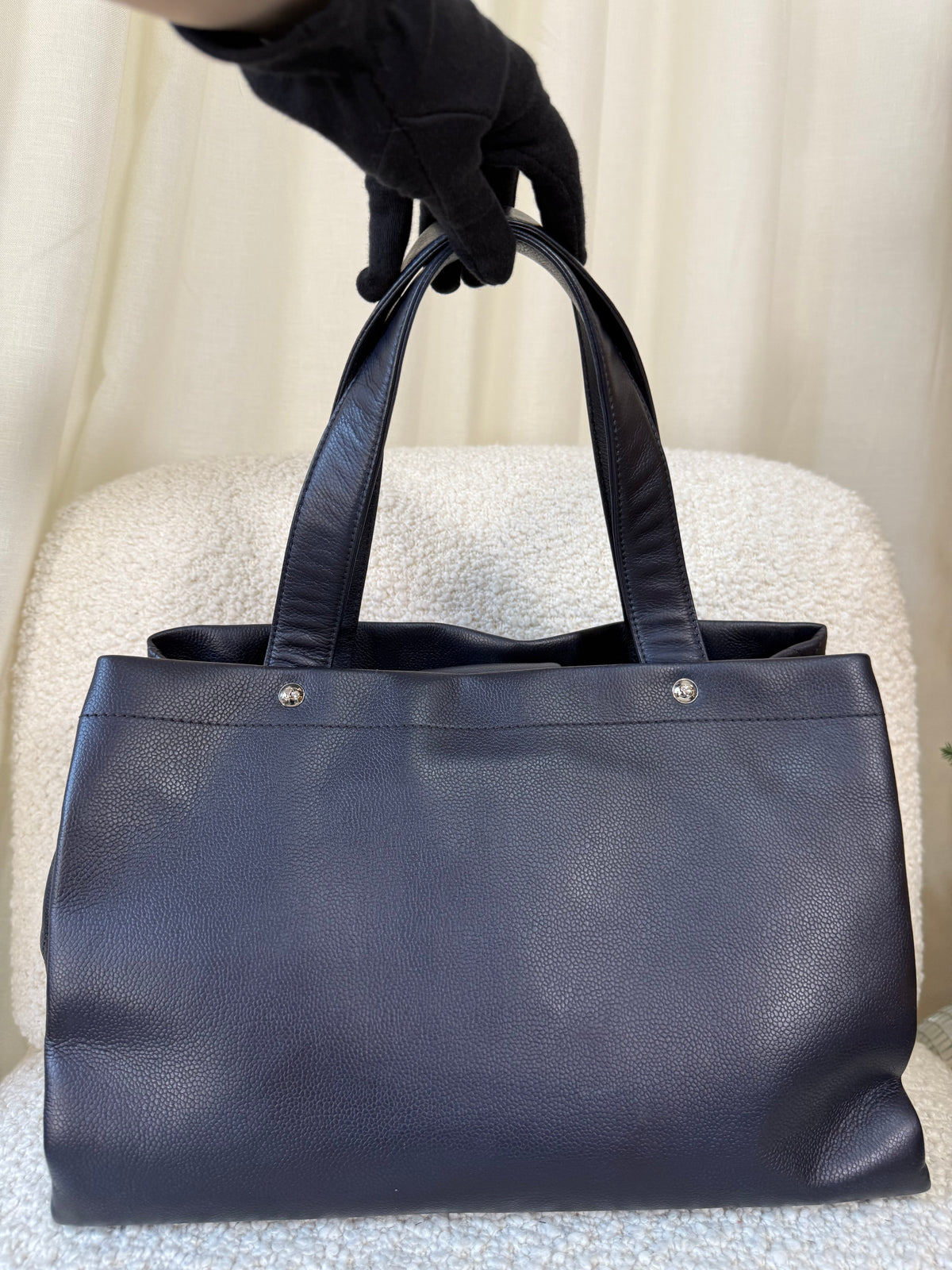Chanel Ultimate Executive Large Navy Caviar Tote
