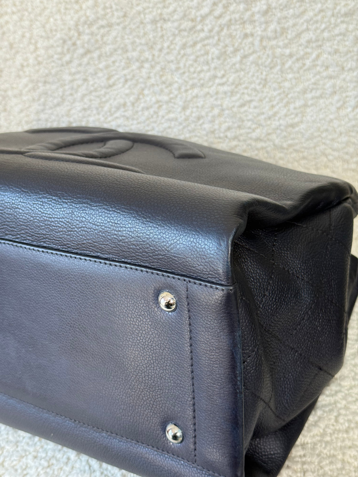 Chanel Ultimate Executive Large Navy Caviar Tote