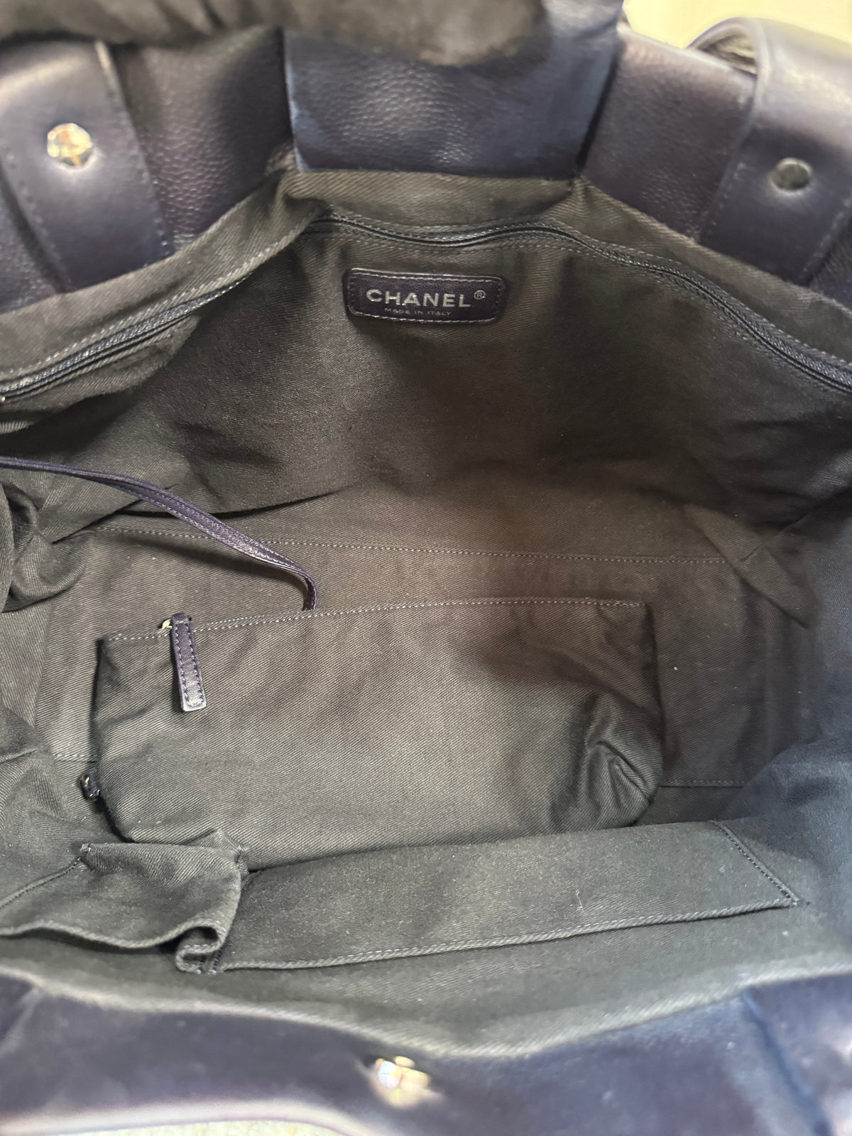 Chanel Ultimate Executive Large Navy Caviar Tote