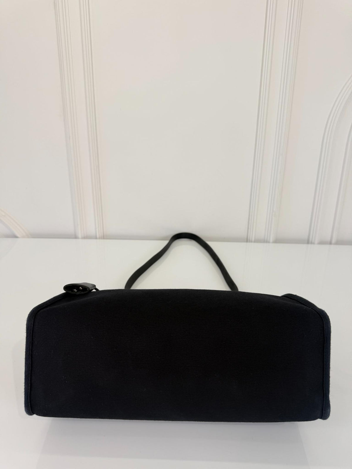 Hermès Herbag Zip 31 PM Black Canvas and Leather Shoulder Bag