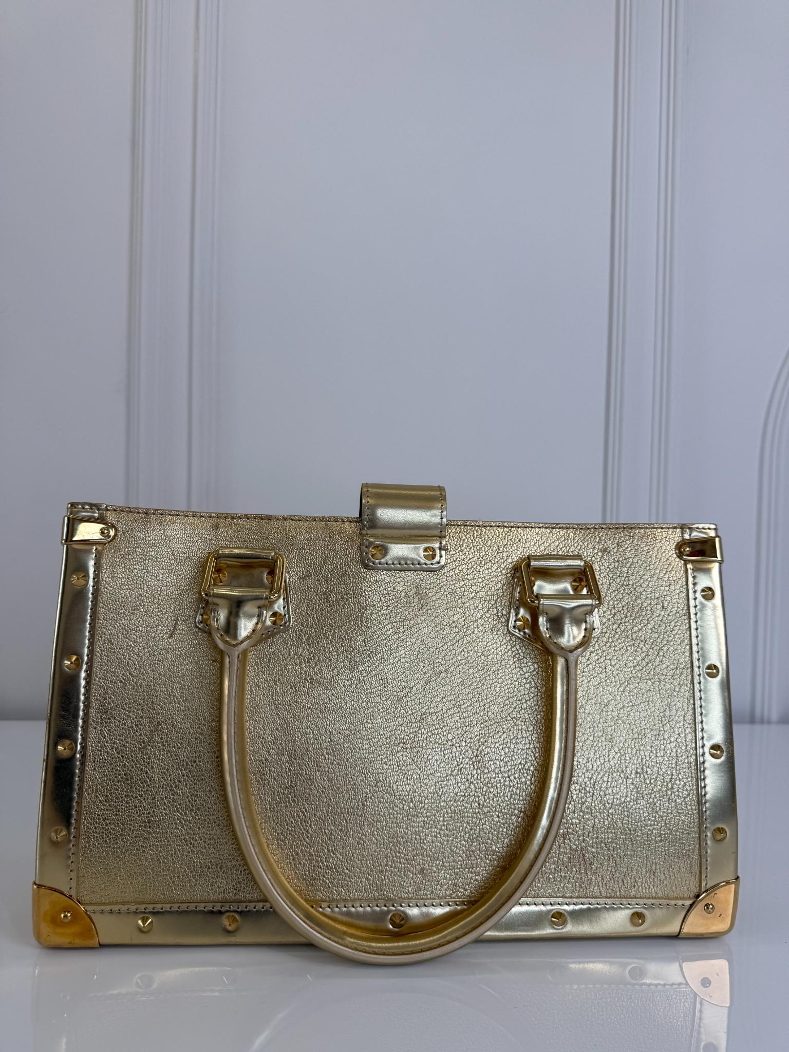 Louis Vuitton Gold Suhali Leather Le Fabuleux Shoulder Bag