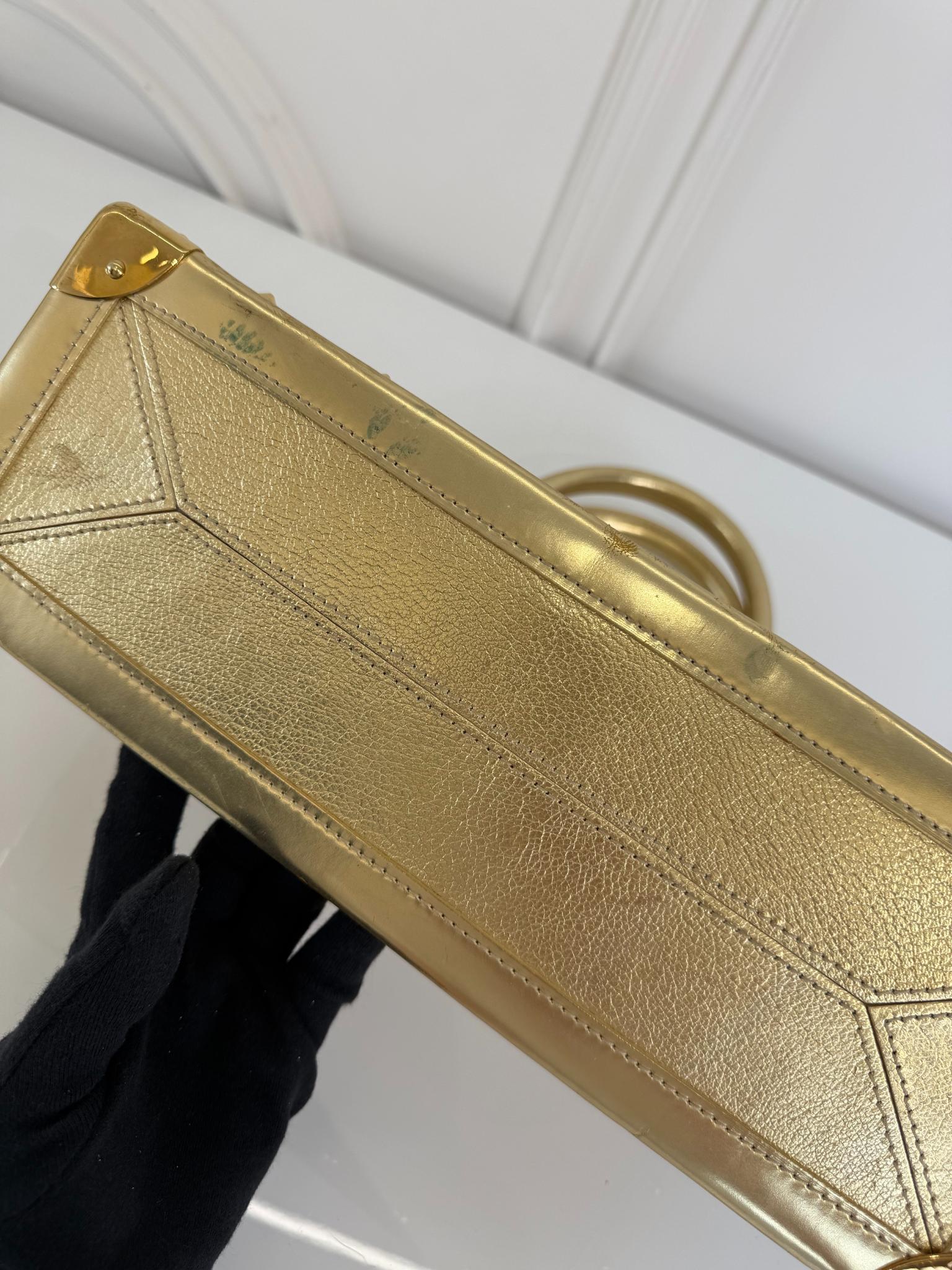 Louis Vuitton Gold Suhali Leather Le Fabuleux Shoulder Bag