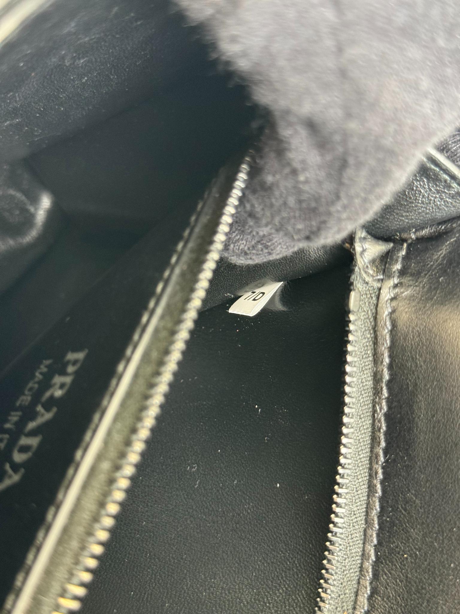 Prada Saffiano City Lights Print Studded Elektra Shoulder Bag