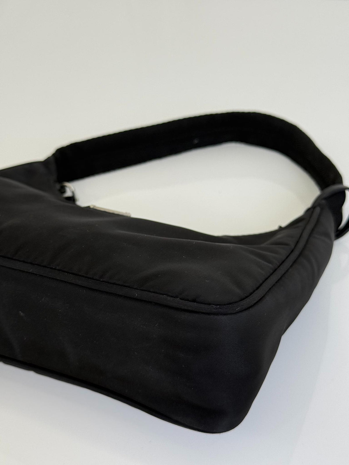 Prada Re-Edition 2000 Re-Nylon and Saffiano Black Pochette