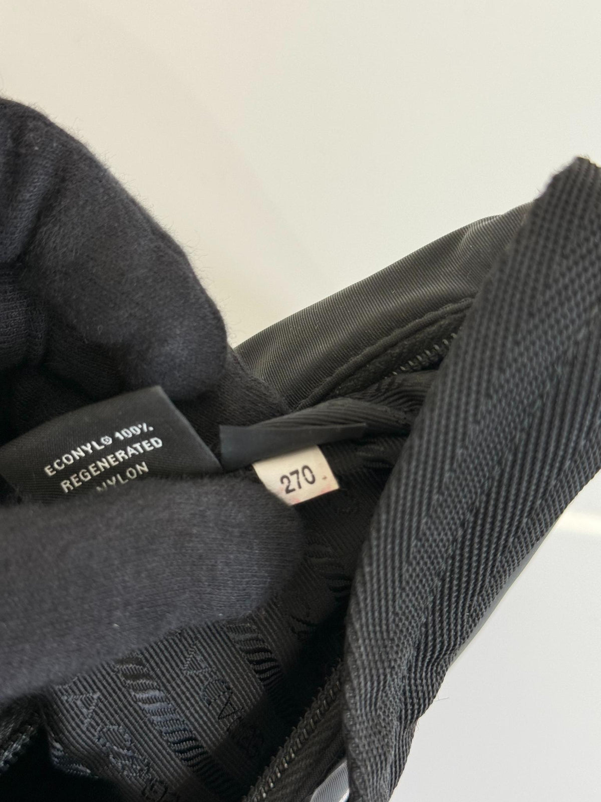 Prada Re-Edition 2000 Re-Nylon and Saffiano Black Pochette