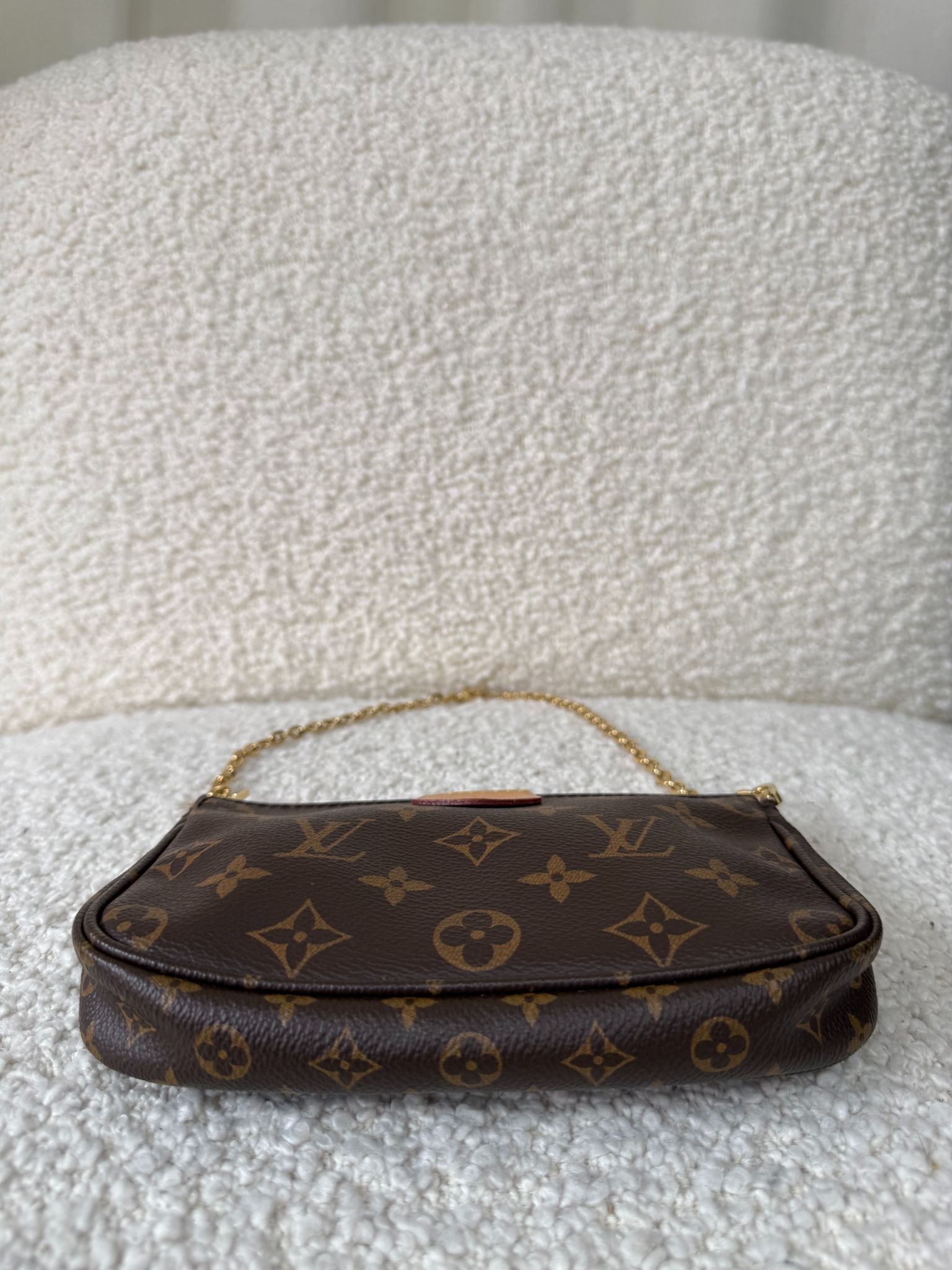 Louis Vuitton Multi Pochette Accessoires Khaki Strap Monogram Canvas