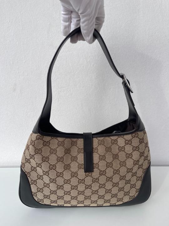 Gucci Jackie O Web Monogram Hobo Bag