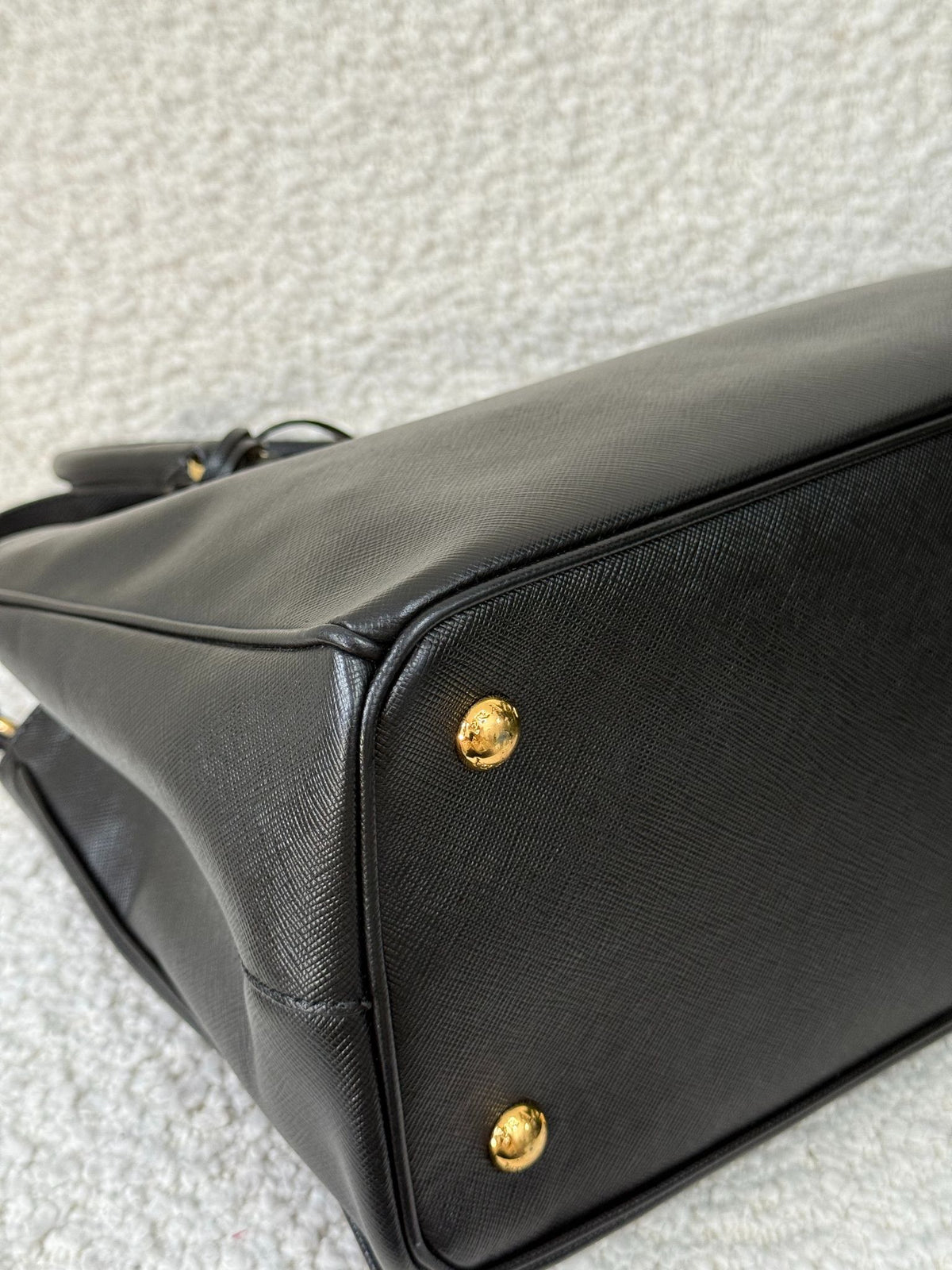 Prada Galleria Medium Black Saffiano Tote Bag