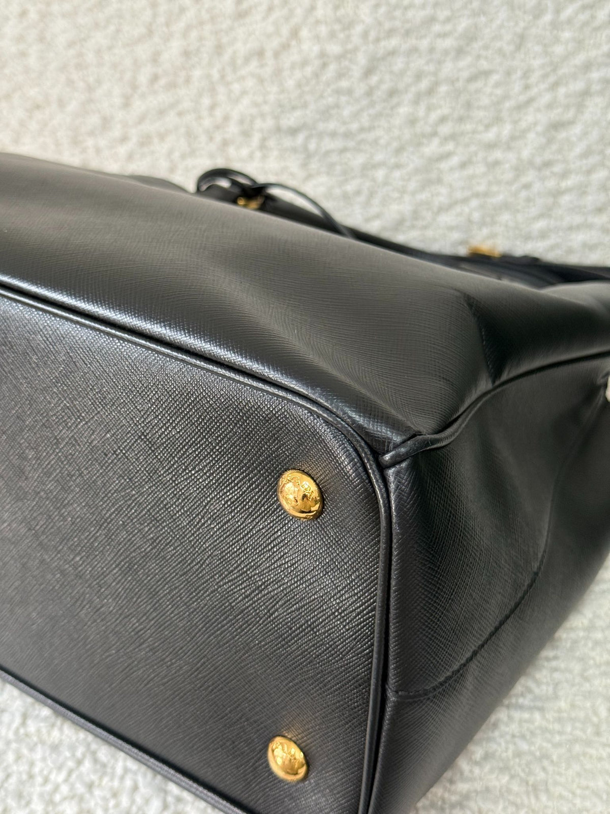 Prada Galleria Medium Black Saffiano Tote Bag