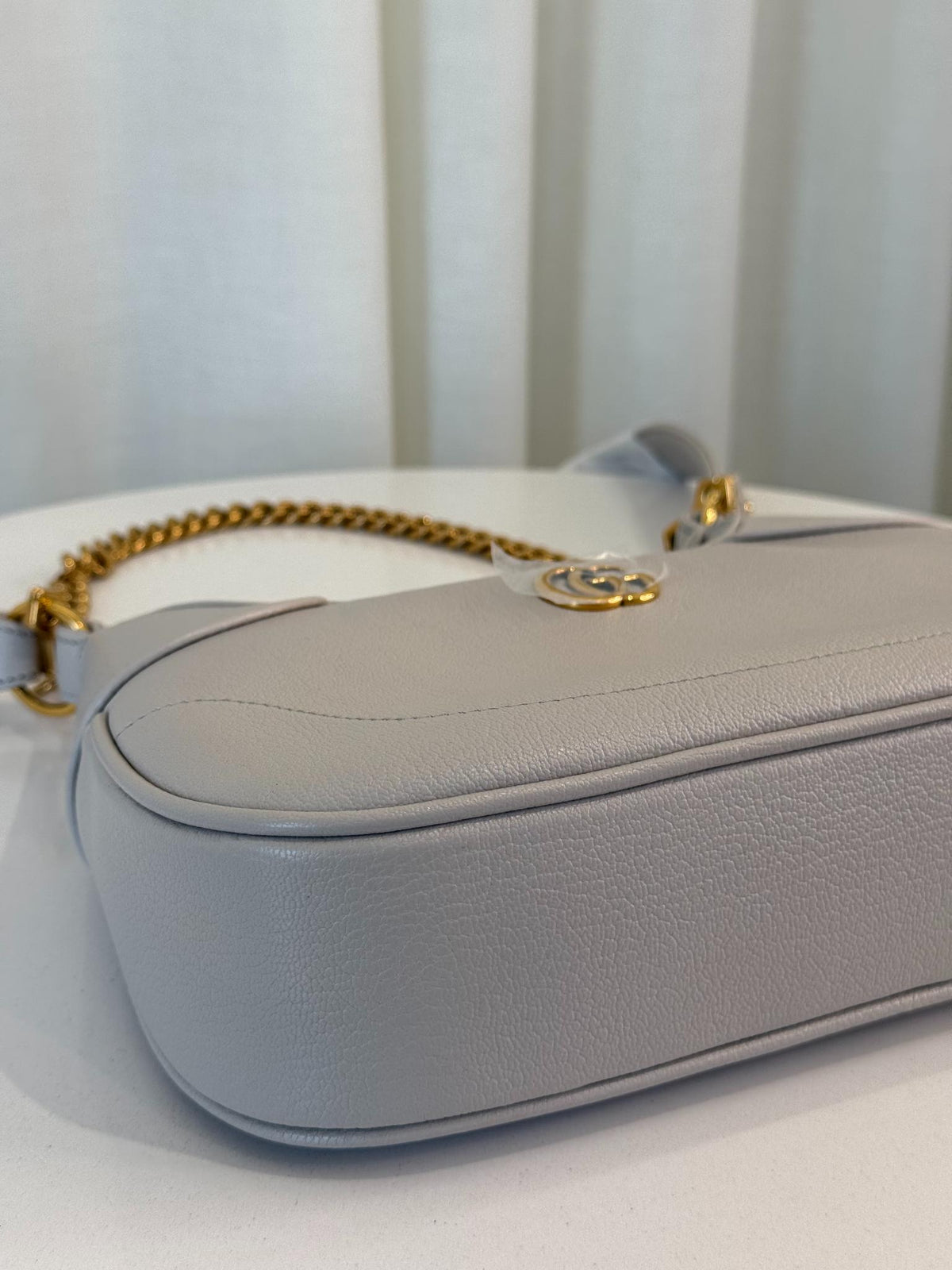Gucci Small Aphrodite Light Taupe Shoulder Bag