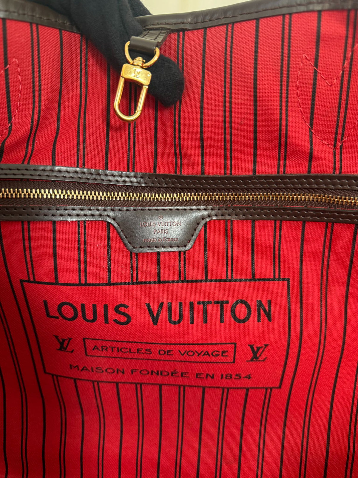 Louis Vuitton Neverfull GM Damier Ebene Canvas