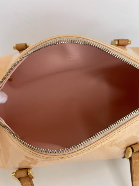 Louis Vuitton Beige Monogram Vernis Bedford Bag