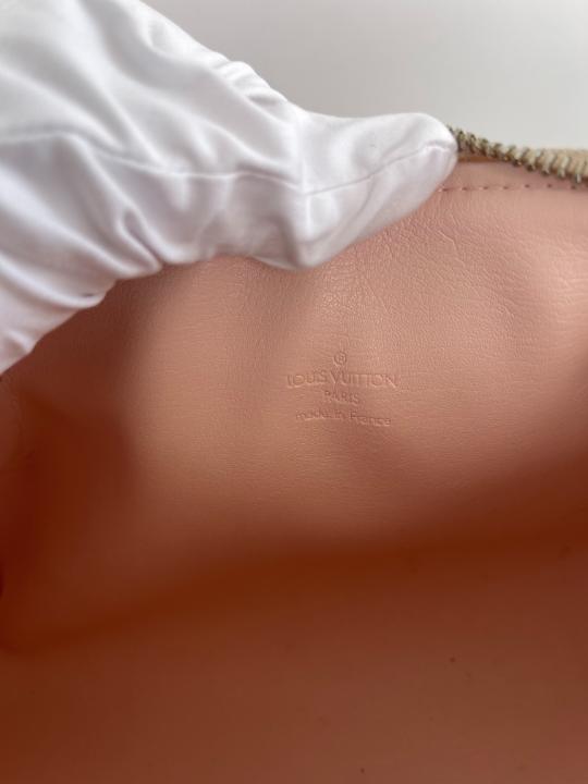 Louis Vuitton Beige Monogram Vernis Bedford Bag