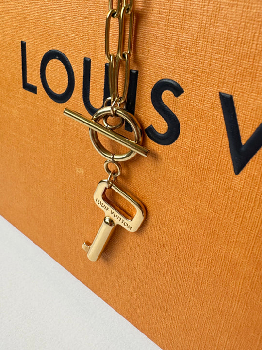 Louis Vuitton Key Logo Necklace